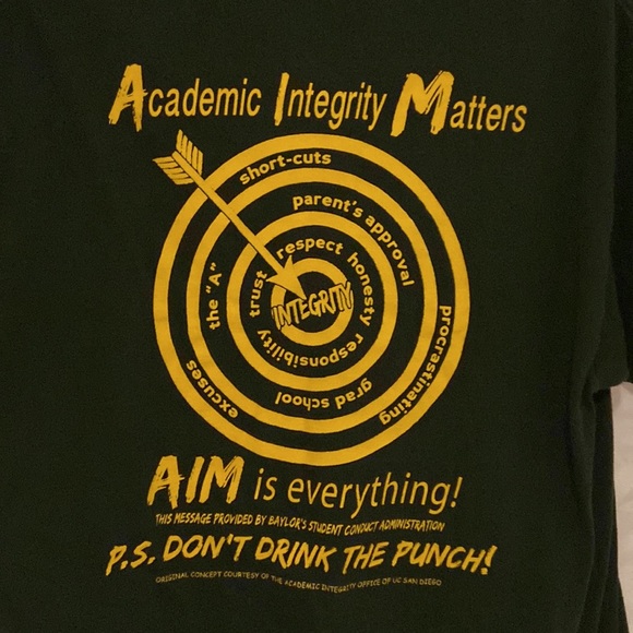 NCAA Baylor AIM is Everything T-Shirt Adult Size Large 🔥 - Picture 5 of 5